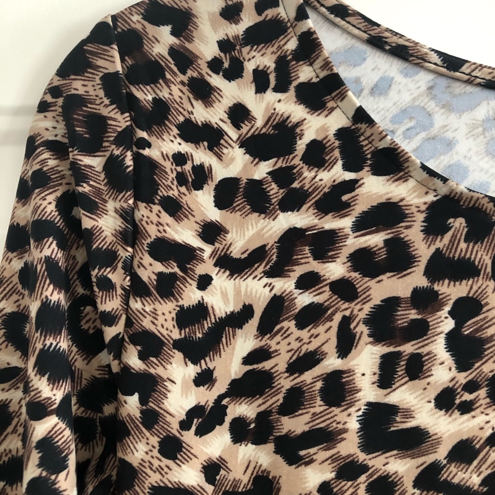 Leopard Print Dress - Picture 7 of 8